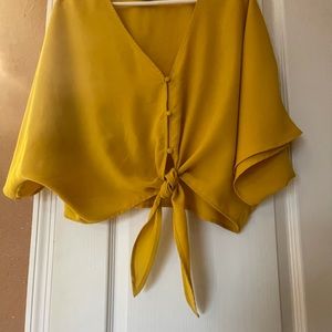 Forever 21 XL yellow shirt